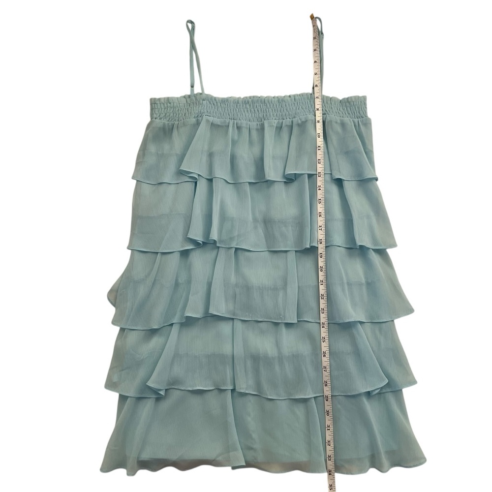 Lovers + Friends Light Blue Ruffle Mini Dress - Picture 13 of 14